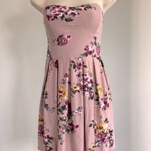 No boundaries strapless dress